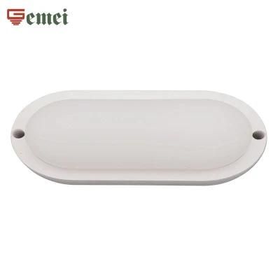 IP65 Moisture-Proof Lamps Outdoor LED Bulkhead Lamp White Oval 18W with CE RoHS Certificate