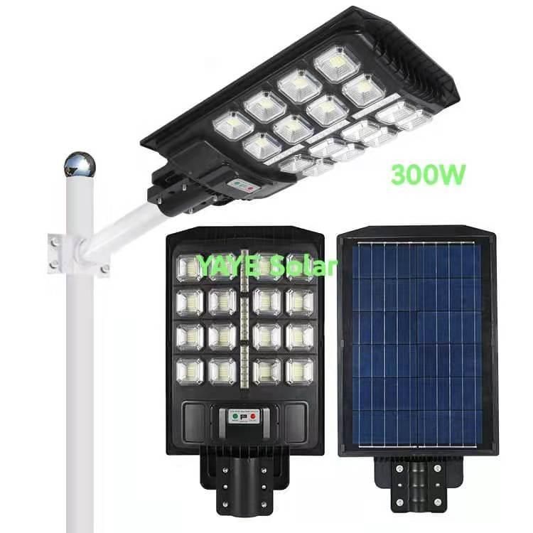 Yaye Manufacturer1000W/800W/600W/500W/400W/300W/200W/150W/120W/100W/Solar LED Road Wall Garden Street Light with Radar Sensor/Remote Controller/1000PCS Stock