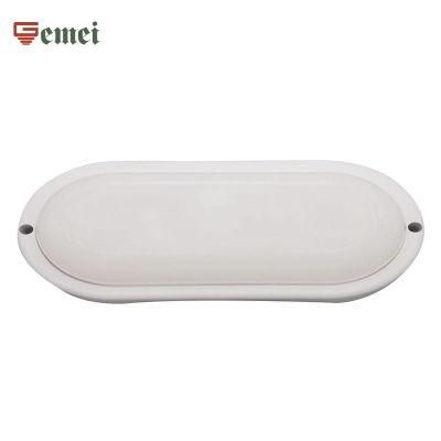 Energy-Saving Moisture-Proof Lamps LED Waterproof Bulkhead Light White Oval 15W with CE/RoHS