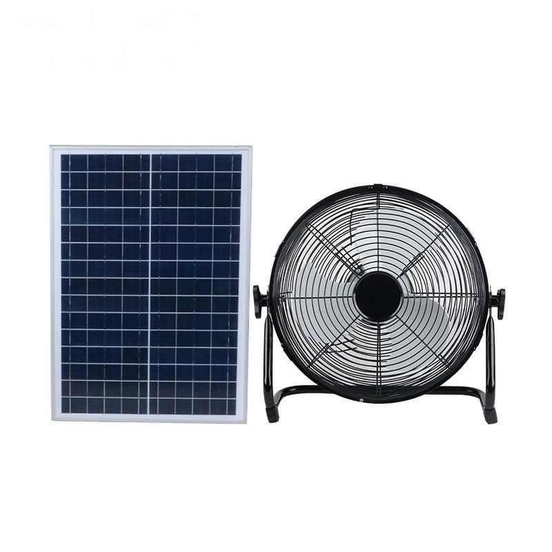 12 Inch Ventilation Caravan Camping Home Office Outdoor Traveling Fishing Solar Fan