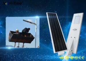 40W Infrared Motion Sensor Smart LED Solar Panel Street Light