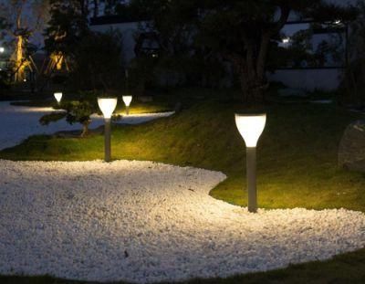 Black Cover Outdoor Garden Decorative Park Landscape Street Stainless Steel Solar Powered Products LED Solar Decoration Lights