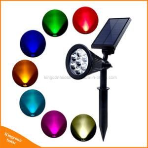 Outdoor Solar Garden Lawn Light 7LED RGB Landscape Spotlight