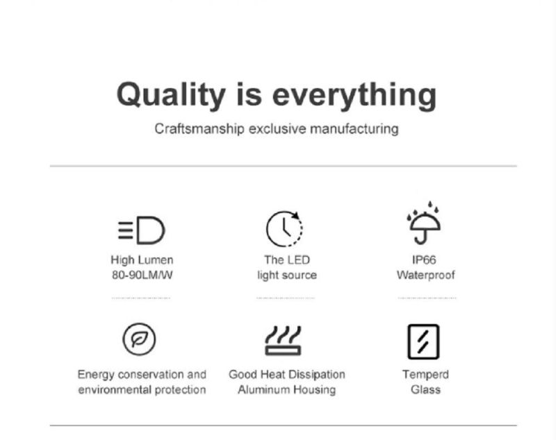 Dob100-265V Durable Using Outdoor 50-200W LED Street Light