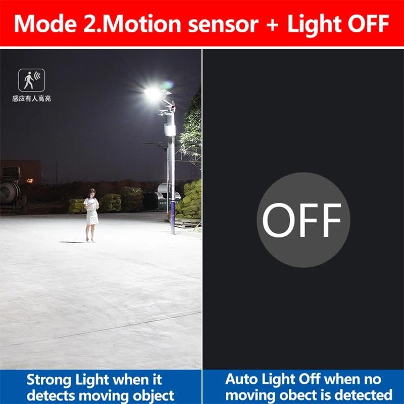 2020 Outdoor Remote Control Sensor Solar LED Street Lights