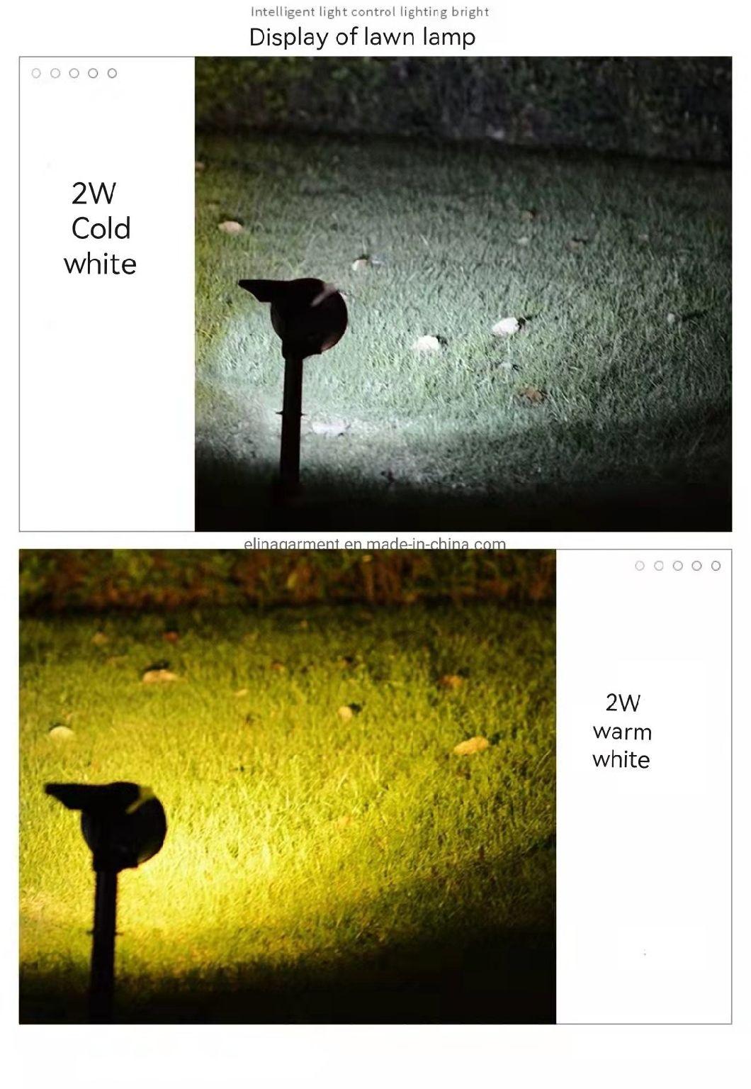High Quality Portable Outdoor LED Solar Garden Color Changing Spotlight Factory Supply Solar Light 2021