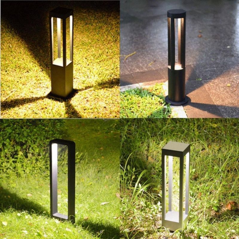 LED Lawn Light Pedestal Lamp Outdoor Waterproof Lawn Grass Buried Street Lamp Villa Courtyard Park Garden Simple Square Wyz20512