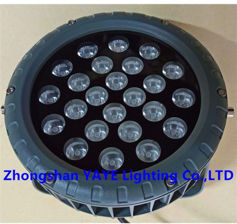 Yaye 2022 Hottest Sell 36W High Quality CE/RoHS Outdoor Waterproof IP67 LED Spotlight with 3 Years Warranty/1000PCS Stock (9W/12W/18W/24W/36W/48W Available)