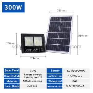 Smart Outdoor Integrated Solar LED Light for Garden &amp; Street 300W