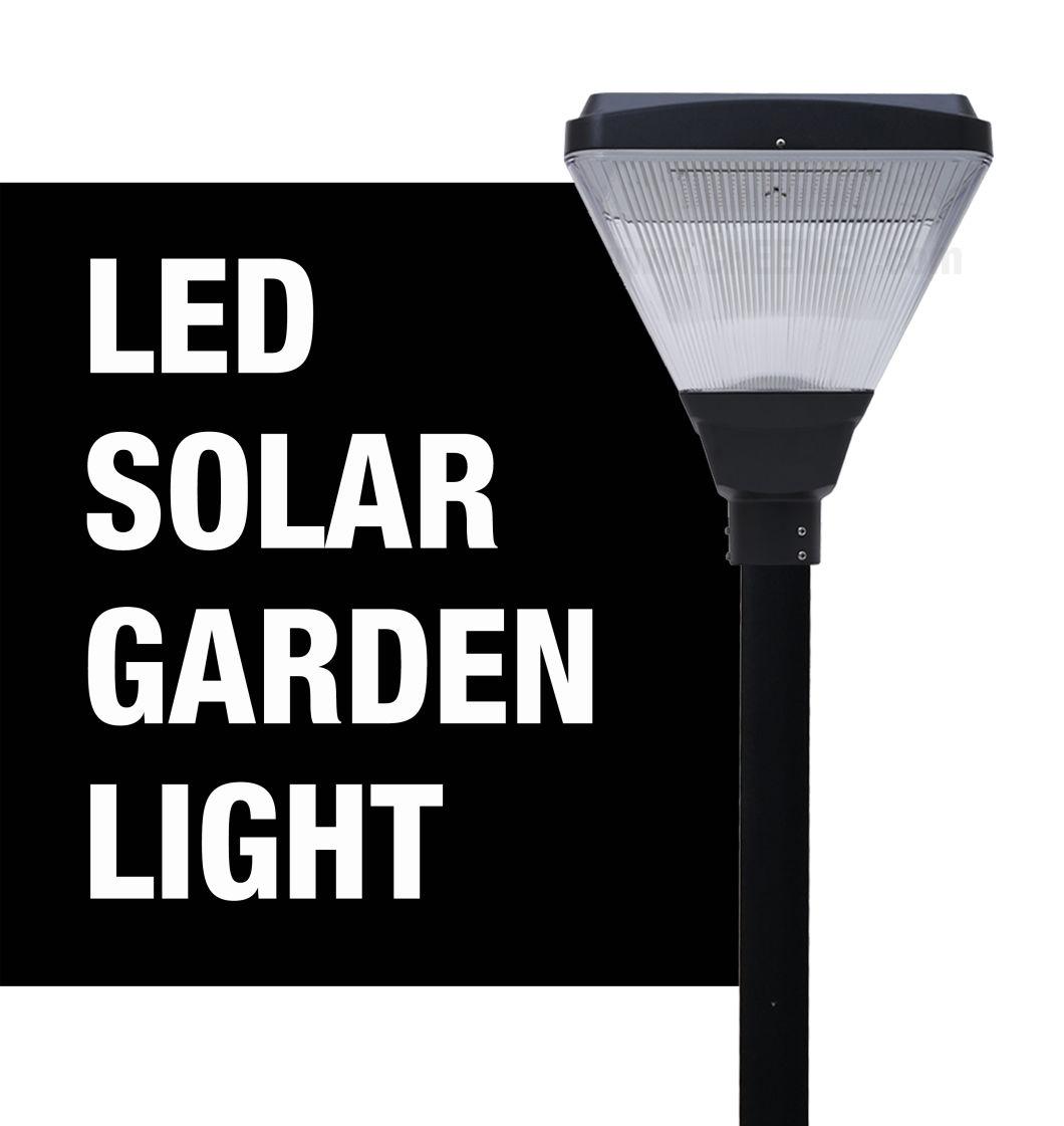 Fast Installation 12W All in One LED Solar Garden Light