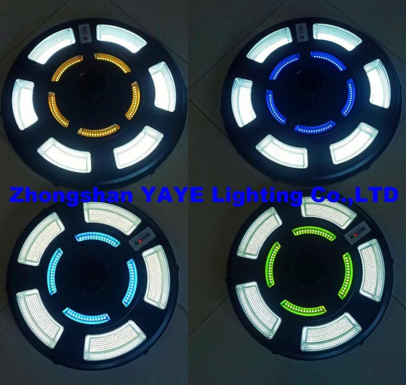 Yaye Hottest Sell UFO 400W/300W Integrated All-in-One Outdoor Solar LED Street Garden Light