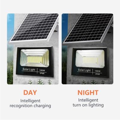 The Latest Outdoor High Lumen Solar LED Floodlight IP66 Waterproof 400W Garden Floodlight