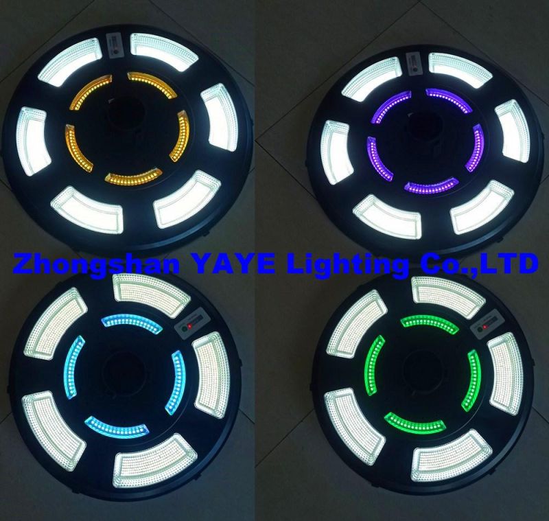 Yaye Hottest Sell UFO 400W/300W Integrated All-in-One Outdoor Solar LED Street Garden Light