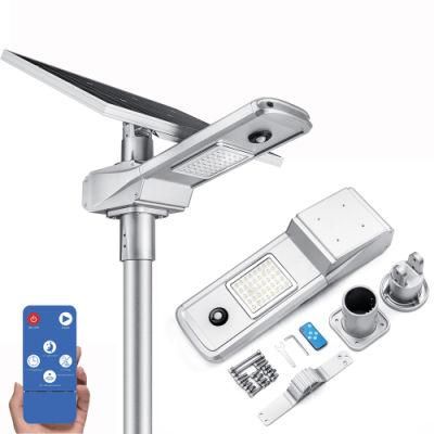 CE RoHS Certified 80W IP65 Waterproof Integrated All in One LED Solar Powered Grarden Solar Street Light