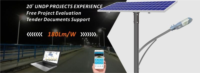 Solar LED Street Lights Outdoor Warm