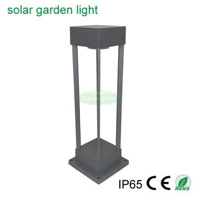 New Square Solar Power Lighting Fixture Pathway LED Outdoor Solar Garden Light with LED Light