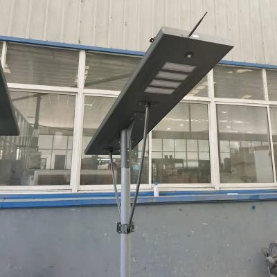Intelligent Self-Cleaning Solar Street Light Periodic Dust Sweep and Snow Clean 80W Super Bright