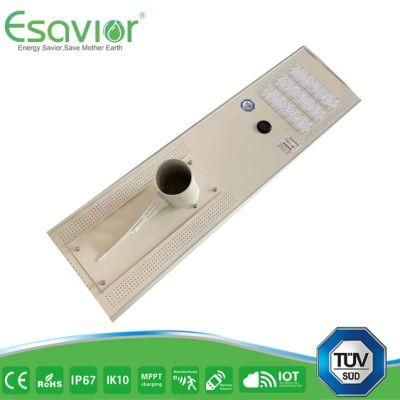 Esavior 50W Solar Powered All in One Integrated LED Solar Street/Garden/Road Light with IP67