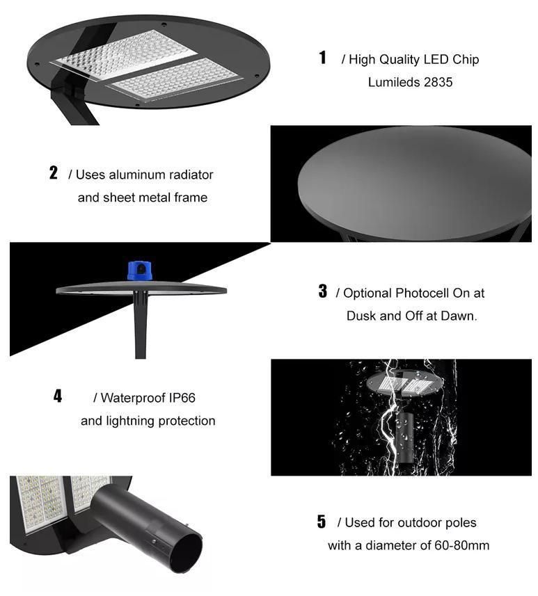 High Lumen Outdoor IP66 Garden LED Light 80W Landscape Lamp