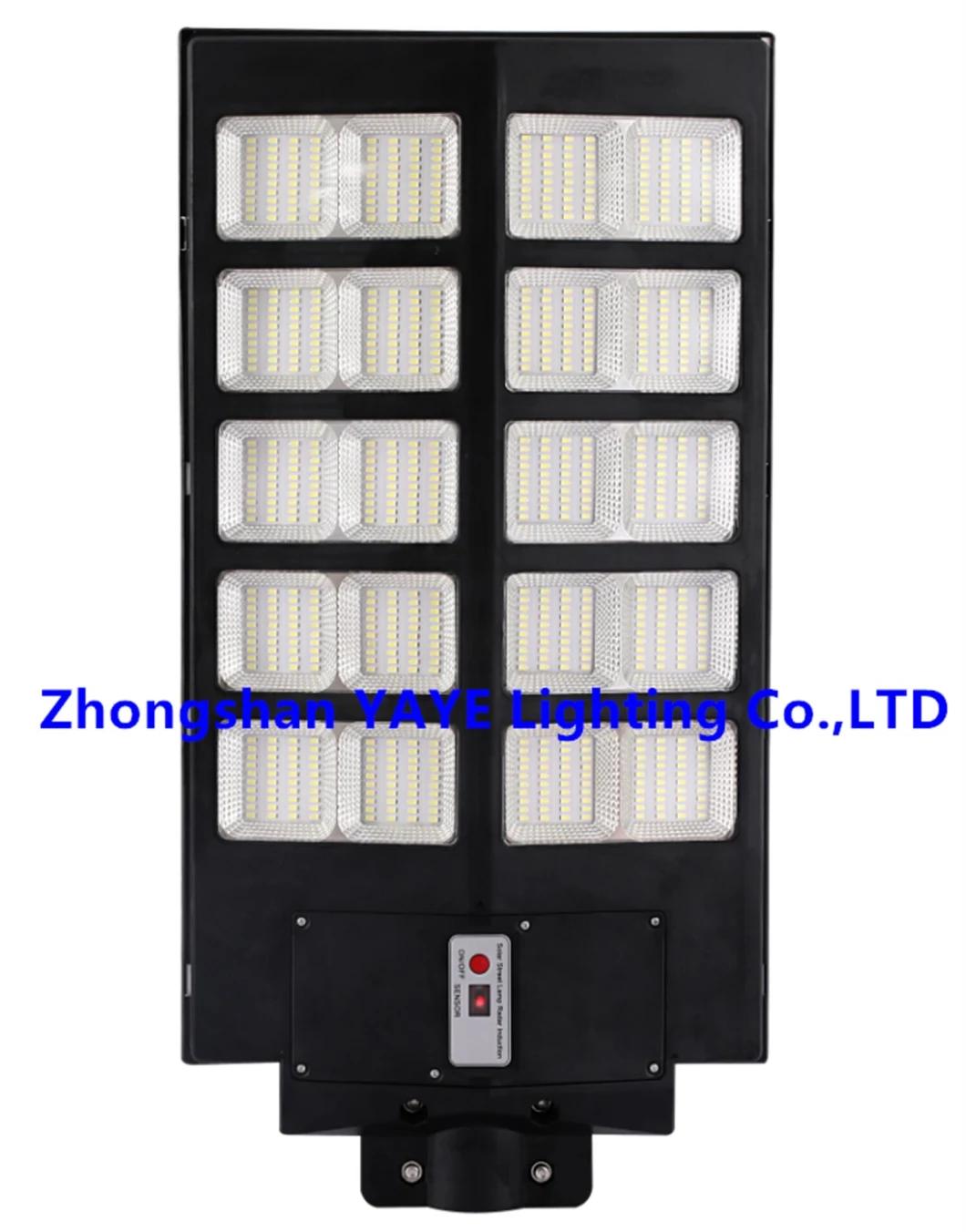 Yaye 400W Outdoor All in One/ Integrated Motion Sensor Solar LED Street Road Light Garden Light with Panel and Lithium Battery/ 1000PCS Stock