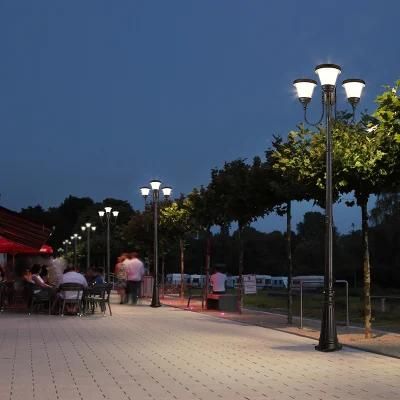 Plaza Park Round Solar LED Garden Light 20W 25W 30W 40W Garden Solar Lamp Plaza Park Solar Garden Light Warm White