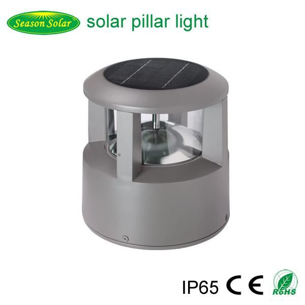 Easily Install LED Light Lamp Outdoor Green Lawn Light Solar Garden Lamp with Warm + White LED Lamp