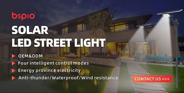 Bspro Waterproof Outdoor Modern High Power Lamp Energy Streetlight 300W LED Lights Solar Street Light
