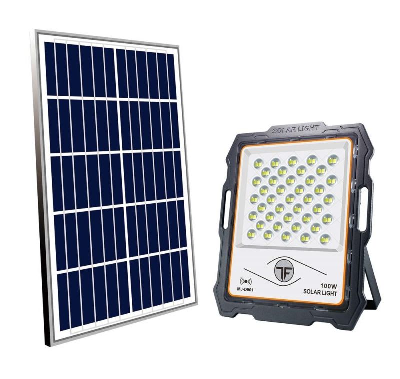 Yaye 2021 Hottest Sell 100W Outdoor IP67 Solar LED Flood Garden Wall Lights with 1000PCS Stock for 100W/200W/300W/400W