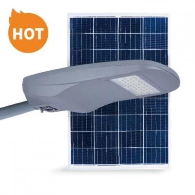 Ce Approved Solar Hybrid Street Light 60W Solar Street Light Twin Lamps 40W LED Street Lamp