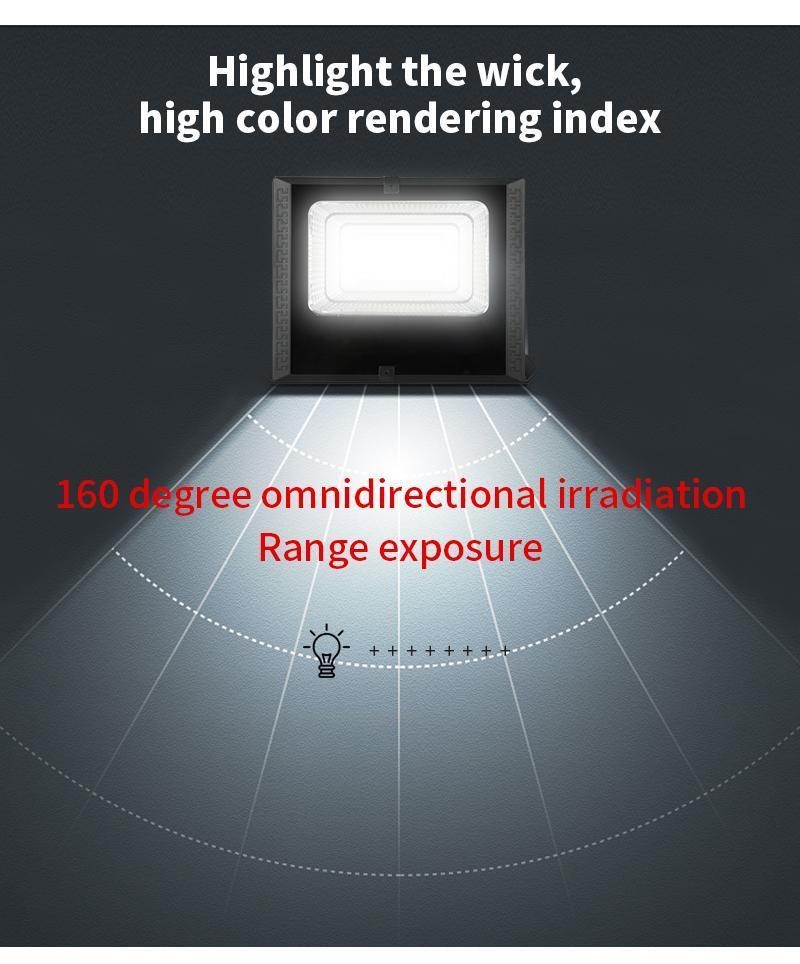 Waterproof for Garden Street Landscape Spotlight Wall Solar Powered Flood Lamp