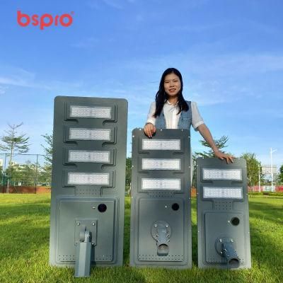 Bspro High Brightness 5000 Lumens Outdoor Hight Power Light Super Remote Control Panel LED Solar Street Lights