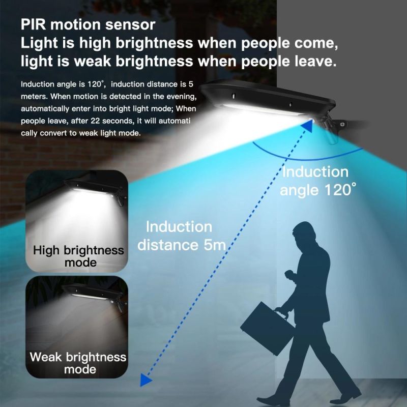 LED Solar Street Light Integrated Sensor Light Outdoor Waterproof LED Wall Light Solar Garden Light