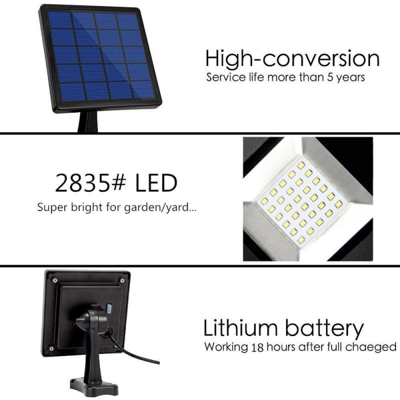 Garden Floodlight Solar Lamp for Outdoor Luz Solar Lighting