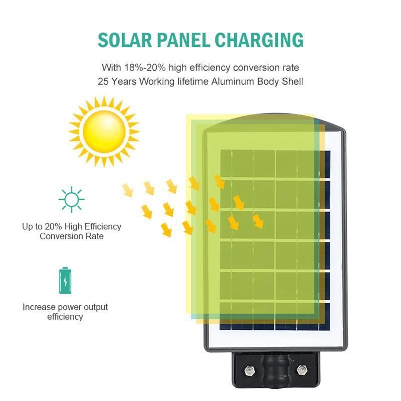 120W Solar Street Light LED All in One Outdoor Light