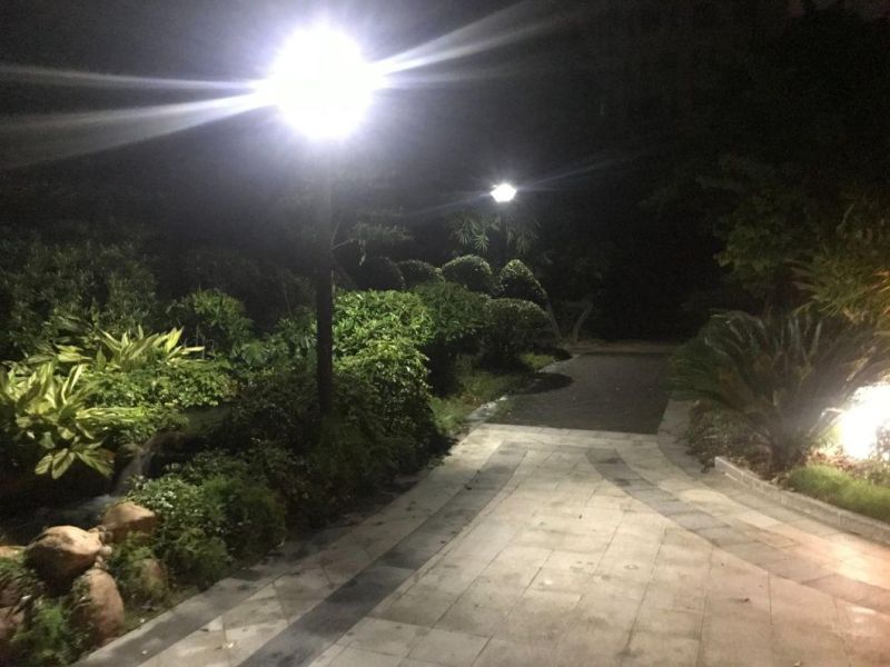 TÜ V SÜ D Certified 15W LED Solar Garden Light 3 Years Manufacturer′ S Warranty with 3, 000 Circleslifepo4 Battery CE/IP67/Ik10/RoHS