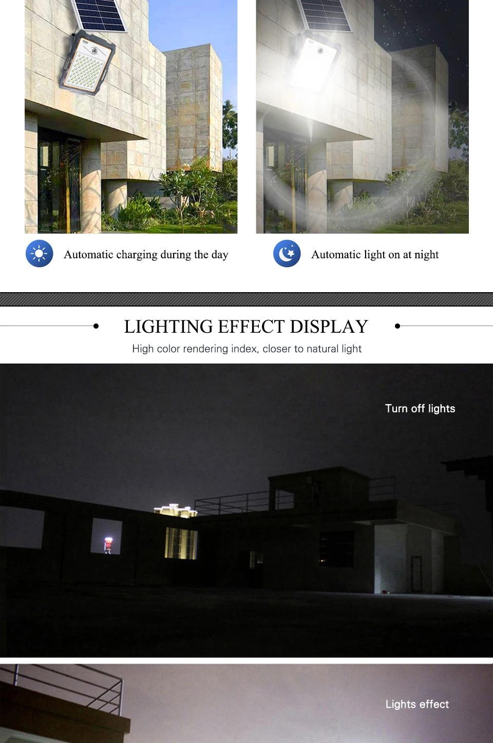 LED Solar Street Light Outdoor Lamp Waterproof IP67
