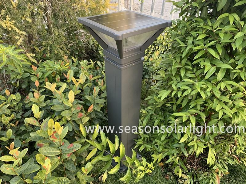 High Power 1m Outdoor Garden Lighting Solar Powered LED Bollard Lamp with Warm+White LED Light