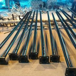 3mm 4mm 5mm Q235 Hot DIP Galvanized Street Light Poles 3m~12m Factory Customize