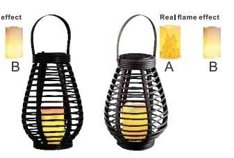 Decorative Solar Powered Lantern Outdoor Waterproof Solor Frame Table Light