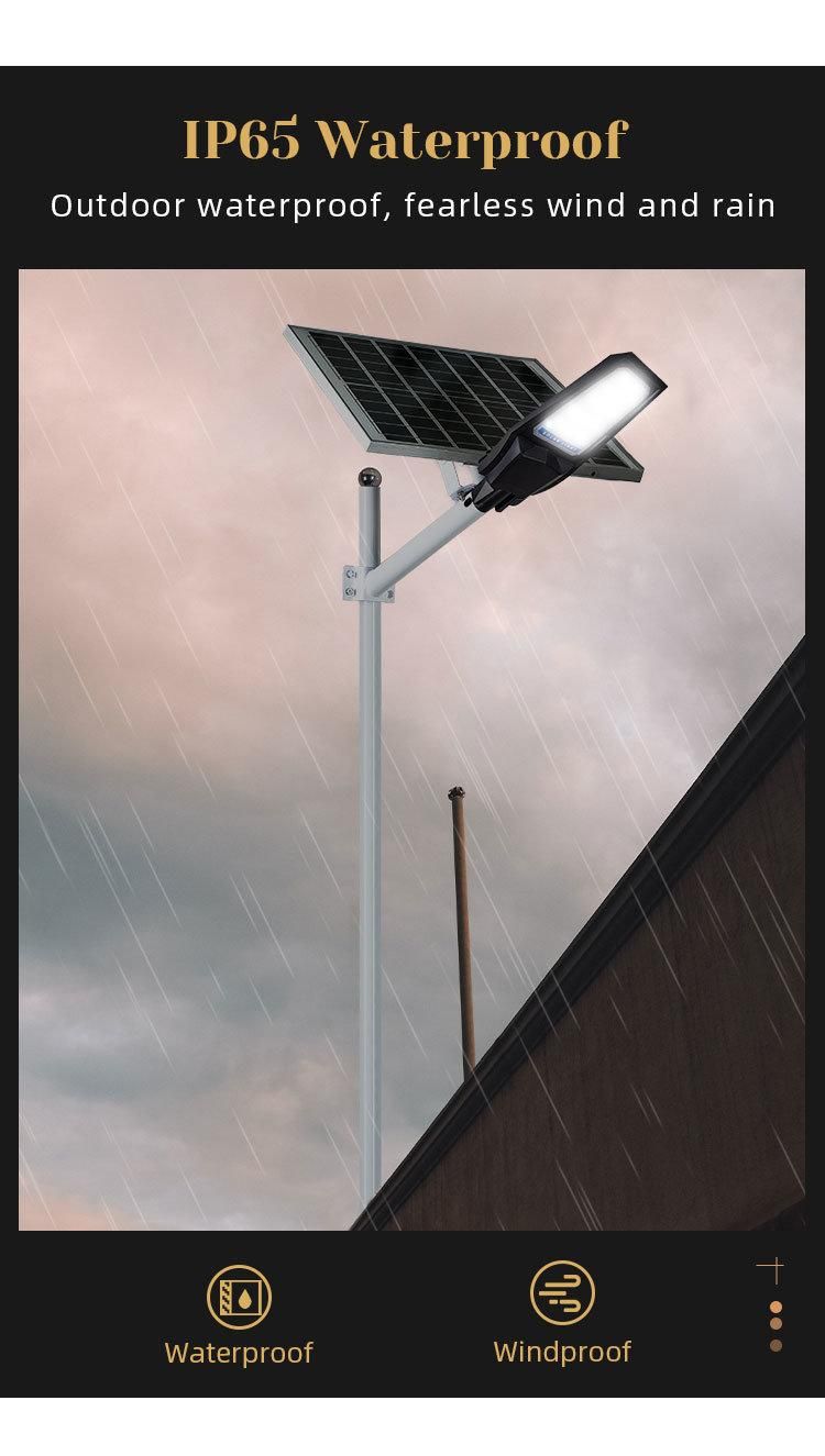 Die-Cast Aluminum Integrated Street Light 100W 200W 300W 400W All in One LED Solar Street Light