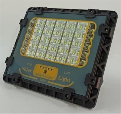 Yaye 2021 Hot Sell Outdoor 100W Solar LED Flood Garden Light with Watt Ranges: 50W-400W