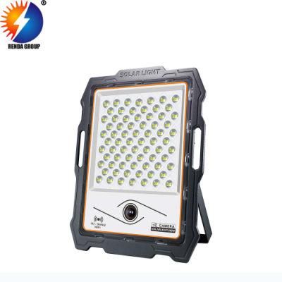 200W Solar Energy LED Lighting IP67 Flood Light with Camera