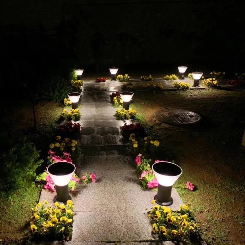 Outdoor SMD LED IP65 Ce RoHS Warm White Landscape Lawn Yard Wall Solar LED Garden Solar Lights