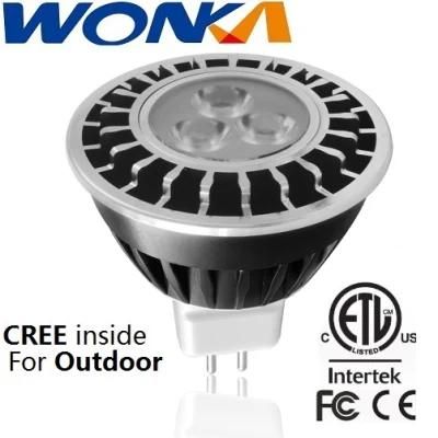 MR16 4W Dimmable CREE LED Replacement Spotlight for Outdoor Lighting