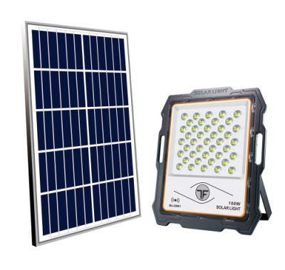Yaye 2021 Hottest Sell Waterproof 100W/200W/300W/400W/600W Solar Wall Garden Flood Light with Radar Sensor &amp; 1000PCS Stock Each Watt