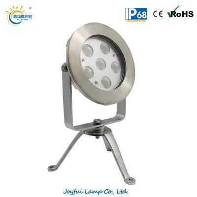 6W 12W 18W 24W LED Underwater Tripod Spot Light IP68 LED Fountain Light LED Underwater Spotlight LED Pond Light LED Pool Light