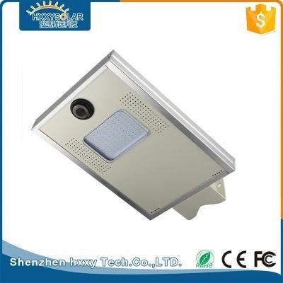 5W to 150W Outdoor Luminaria Integrated All in One LED Solar Street Garden Light with CCTV