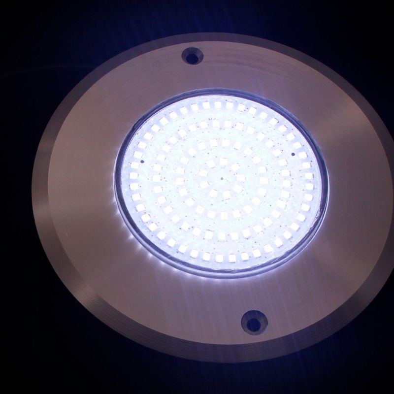 Ce, RoHS Approved 8mm Thickness Flat LED Underwater Swimming Pool Light with 2 Years Warranty