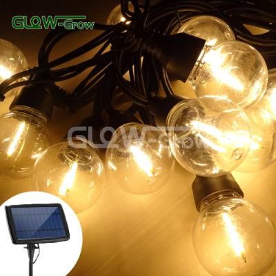 Waterproof G45 Solar Powered String Light Festoon Light Christmas Outdoor Lights Decorations