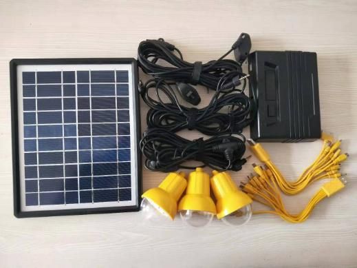 Portable Solar System Power Home Lighting System Kit LED Blubs Solar LED Light for Study